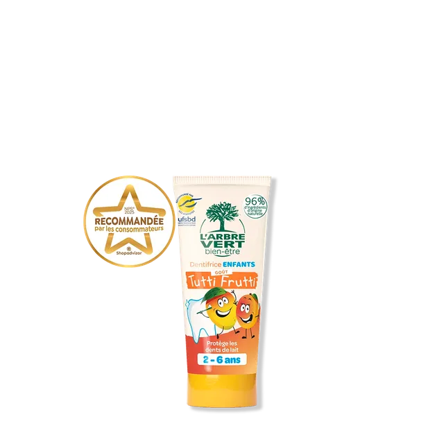 arbre-vert-2-6-ans-dentifrice-tutti-frutti-50-ml image 1
