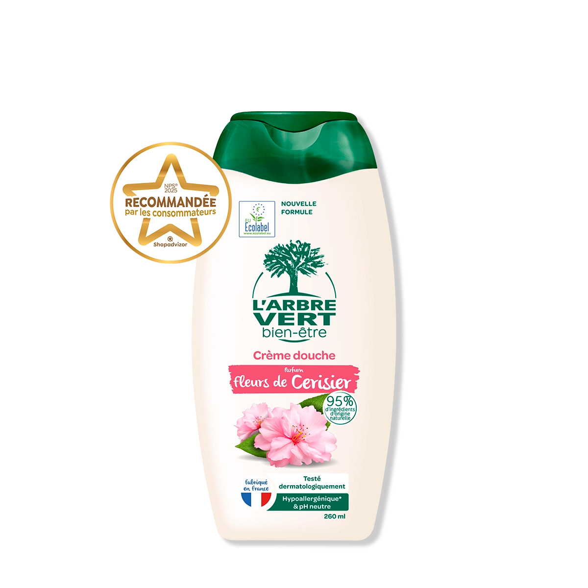 arbre-vert-hygi-ne-du-corps-cr-me-douche-fleurs-de-cerisier-260-ml image 1