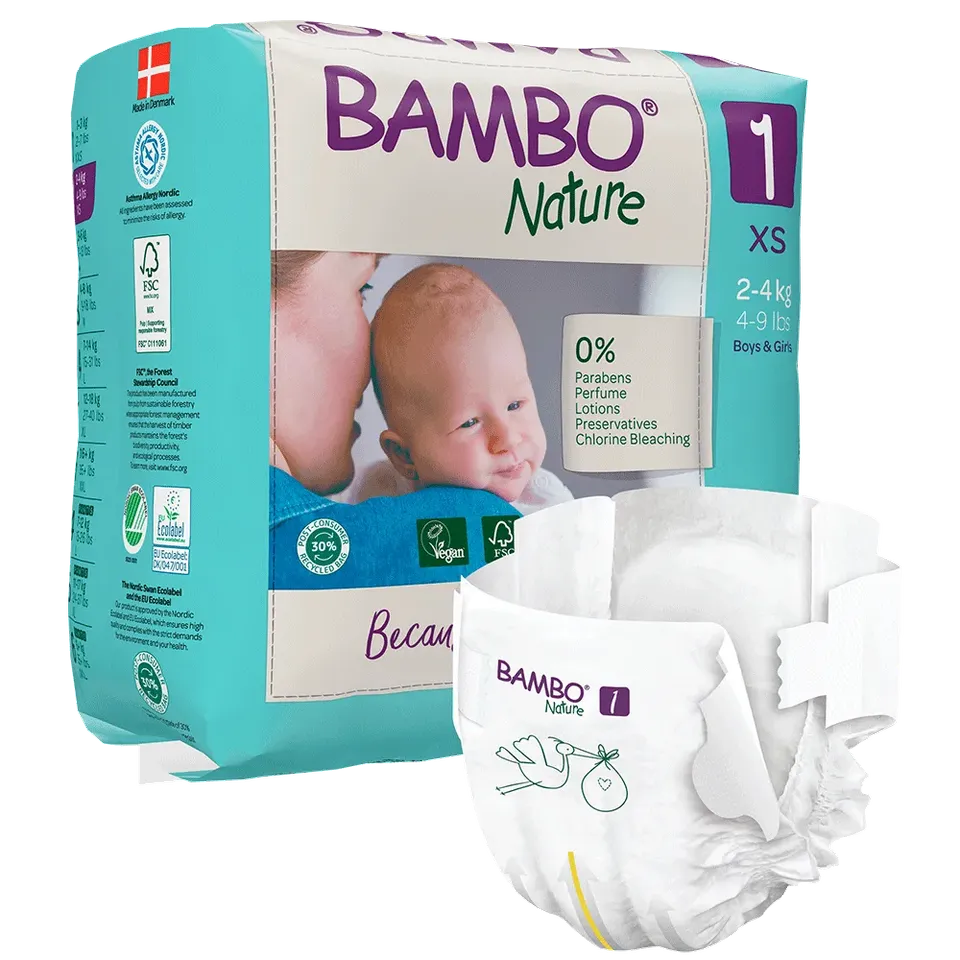 bambo-nature-couches-taille-1-2-4-kg-22-pcs-douces image 1