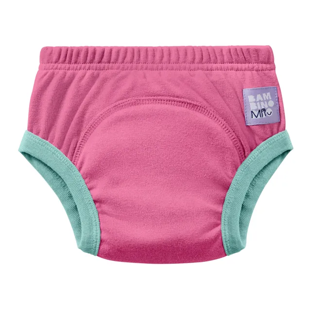 bambino-mio-elite-culotte-apprentissage-lavable-rose-coton-uni image 1