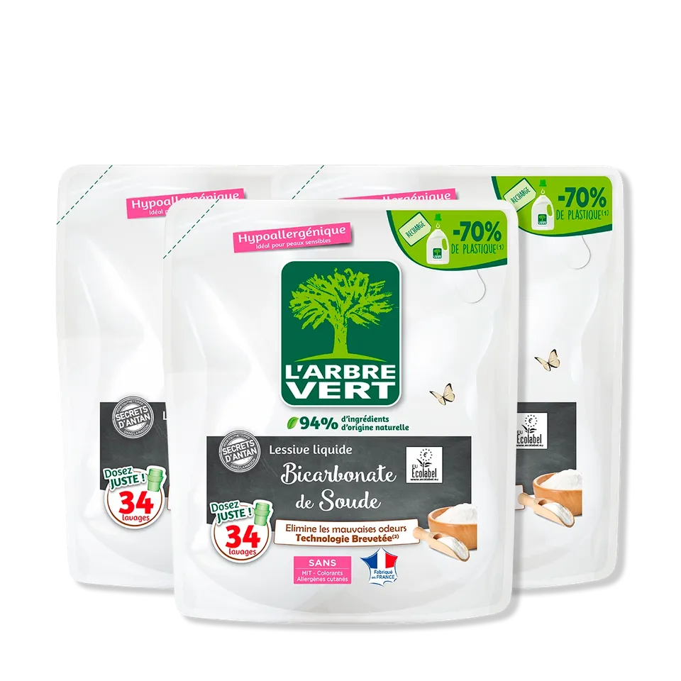arbre-vert-lot-3-recharges-lessive-bicarbonate-3-x-1-53-l image 1