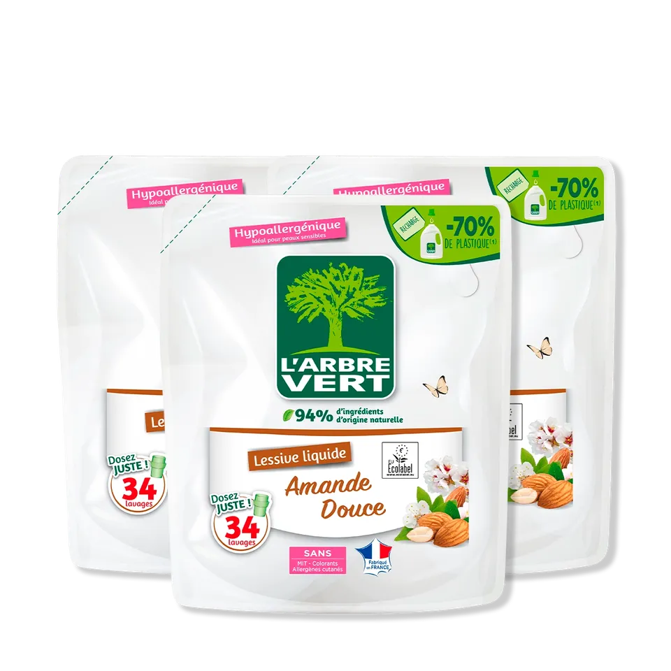 arbre-vert-lot-3-recharges-lessive-amande-douce-3-x-1-53-l image 1