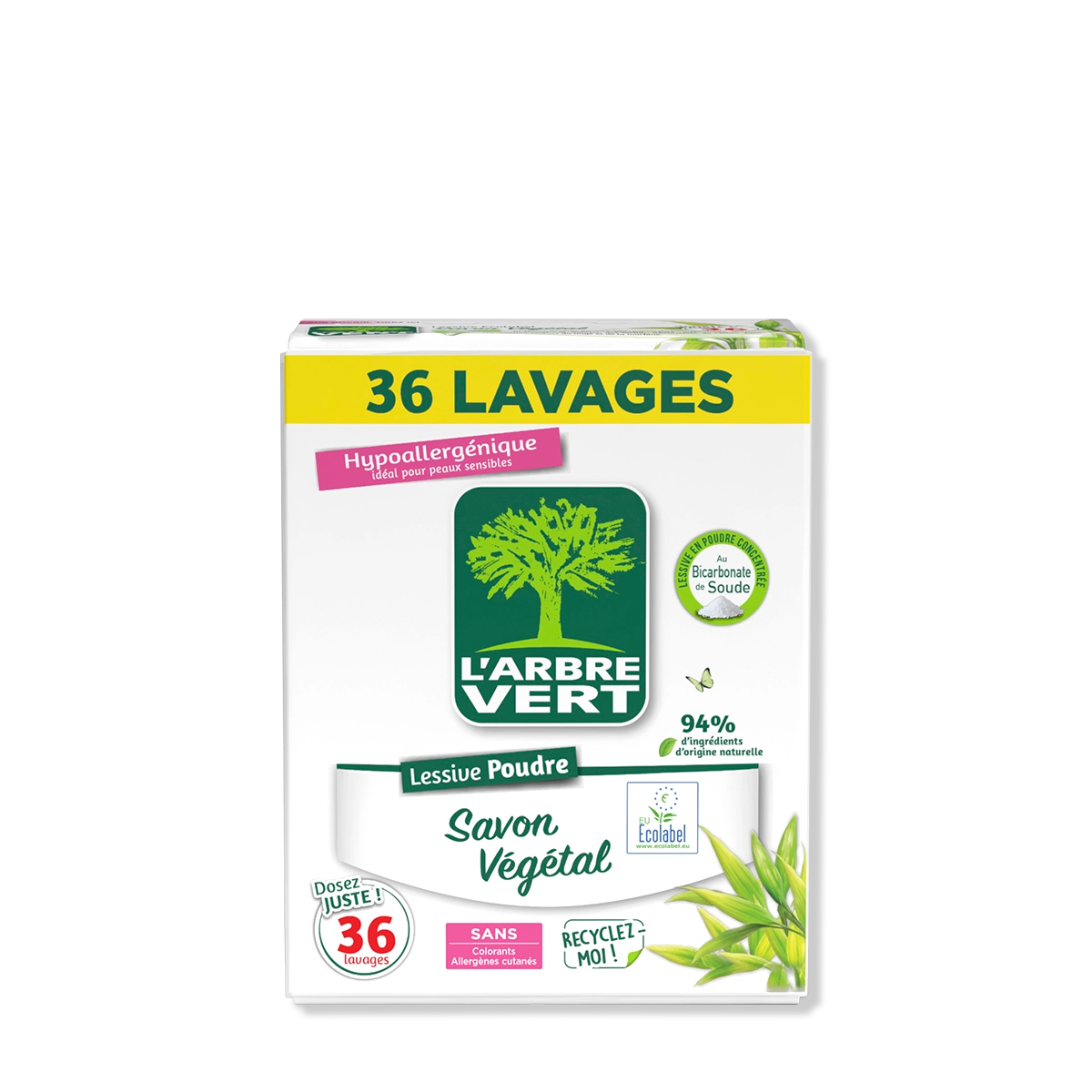 arbre-vert-soin-du-linge-lessive-poudre-savon-v-g-tal-1-8-kg image 1