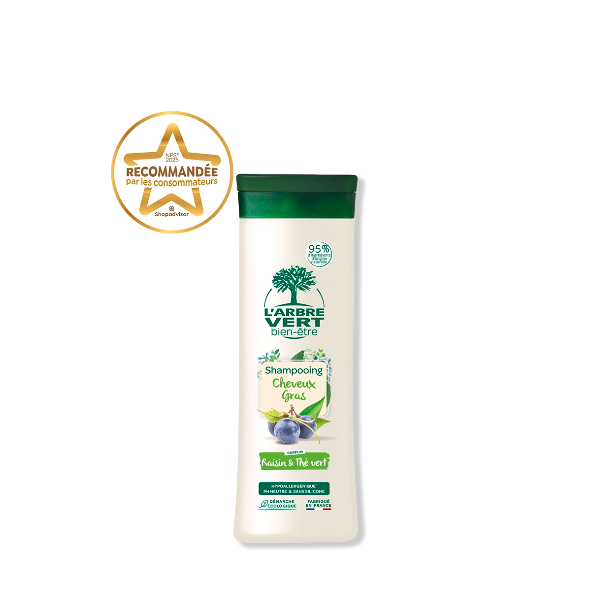 arbre-vert-shampooings-cheveux-gras-shampoing-raisin-th-vert-250-ml image 1