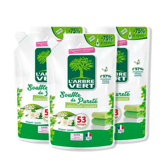 arbre-vert-souffle-de-puret-adoucissant-lot-3-x-800-ml image 1