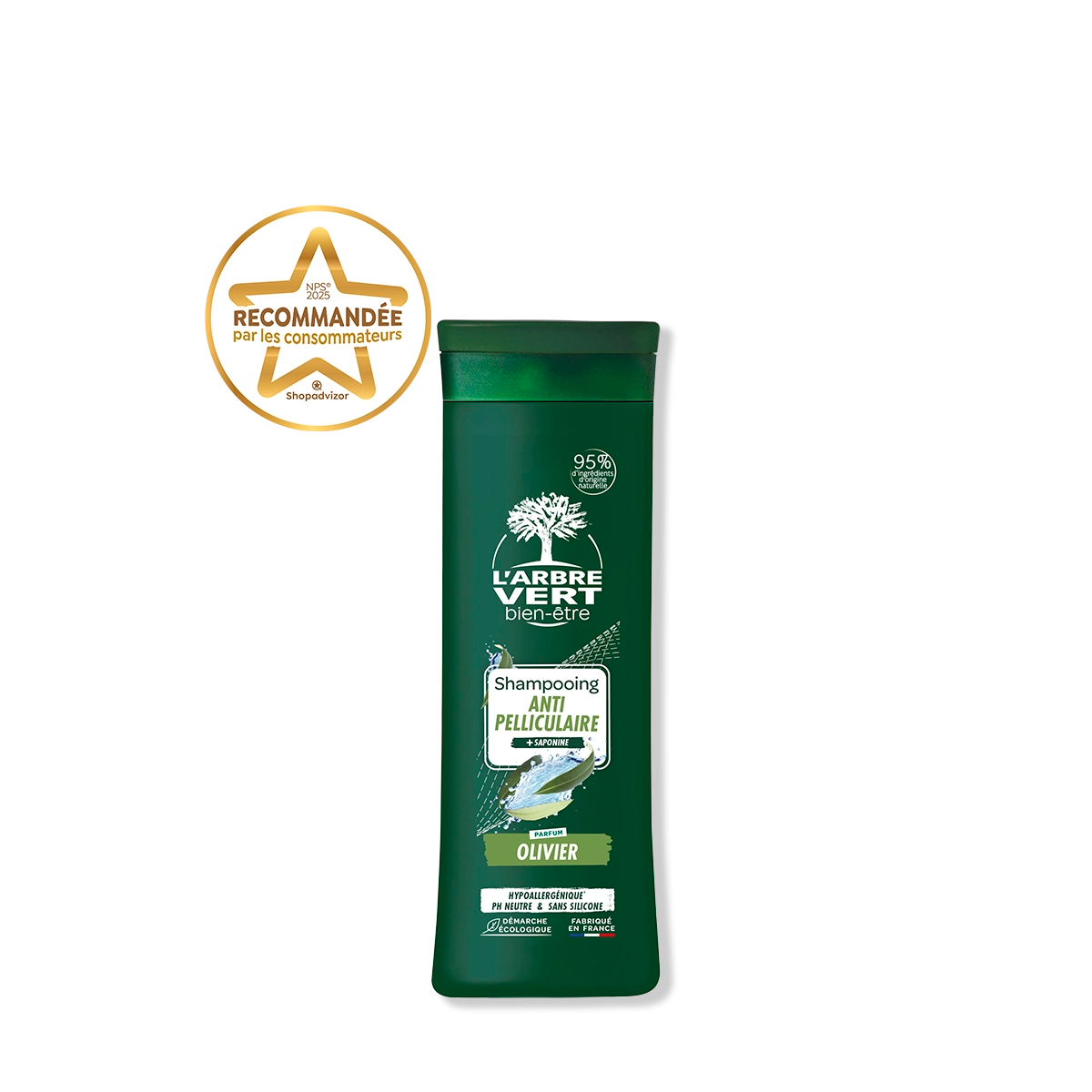 arbre-vert-homme-antipelliculaire-shampooing-250-ml-parfum-frais image 1