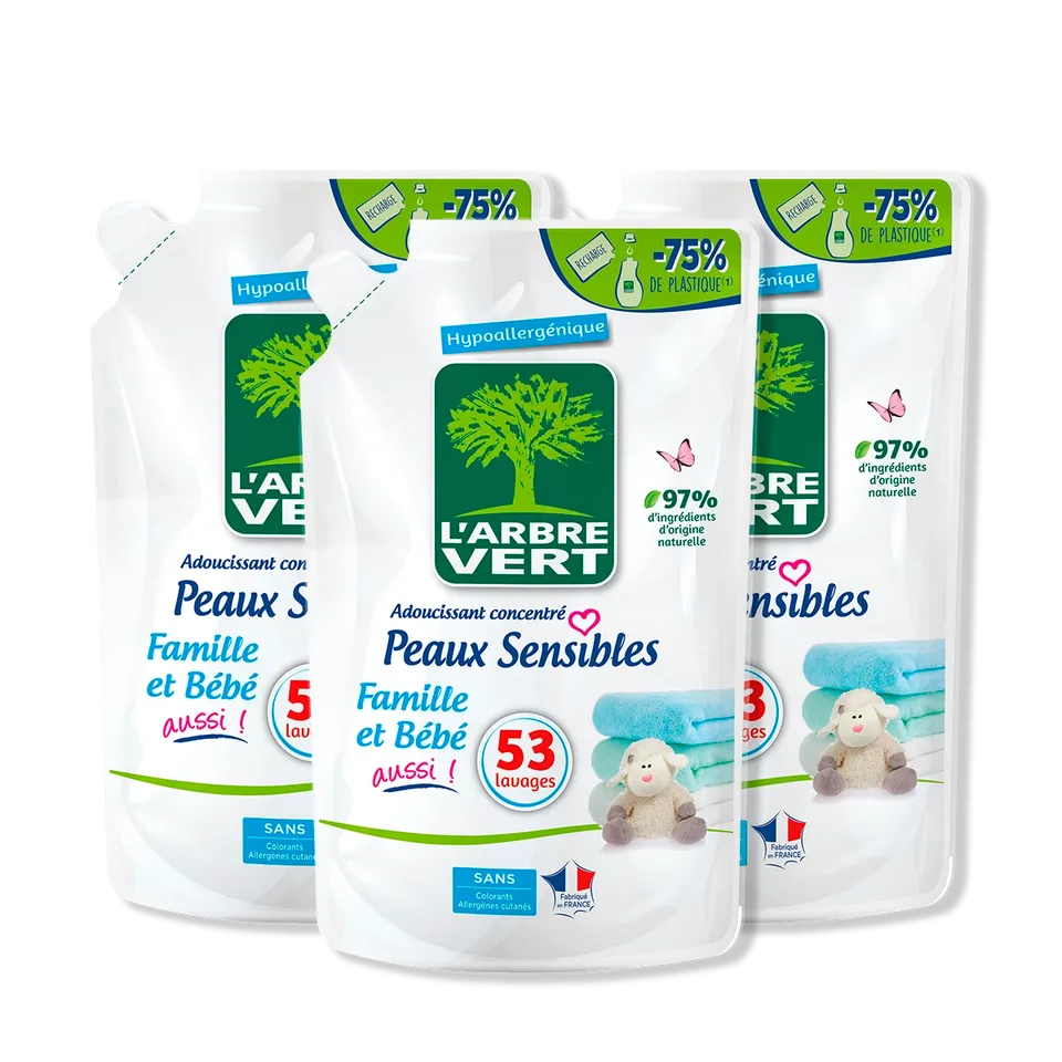 arbre-vert-adoucissant-peaux-sensibles-lot-3x800-ml image 1