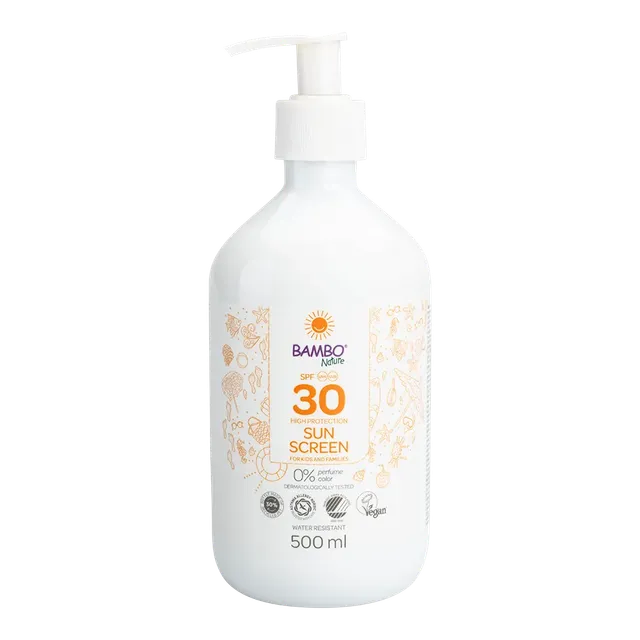 bambo-nature-spf30-cr-me-solaire-b-b-500ml-sans-parfum image 1
