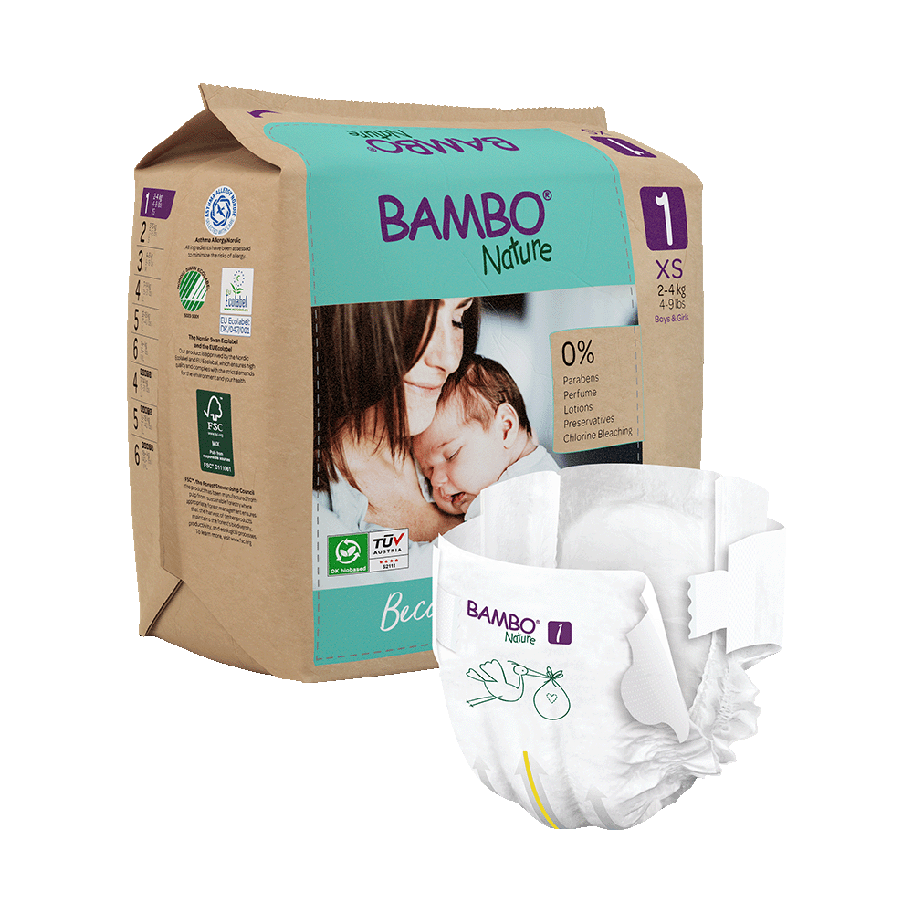 bambo-nature-diapers-couche-b-b-taille-1-2-4-kg-22-pcs image 1