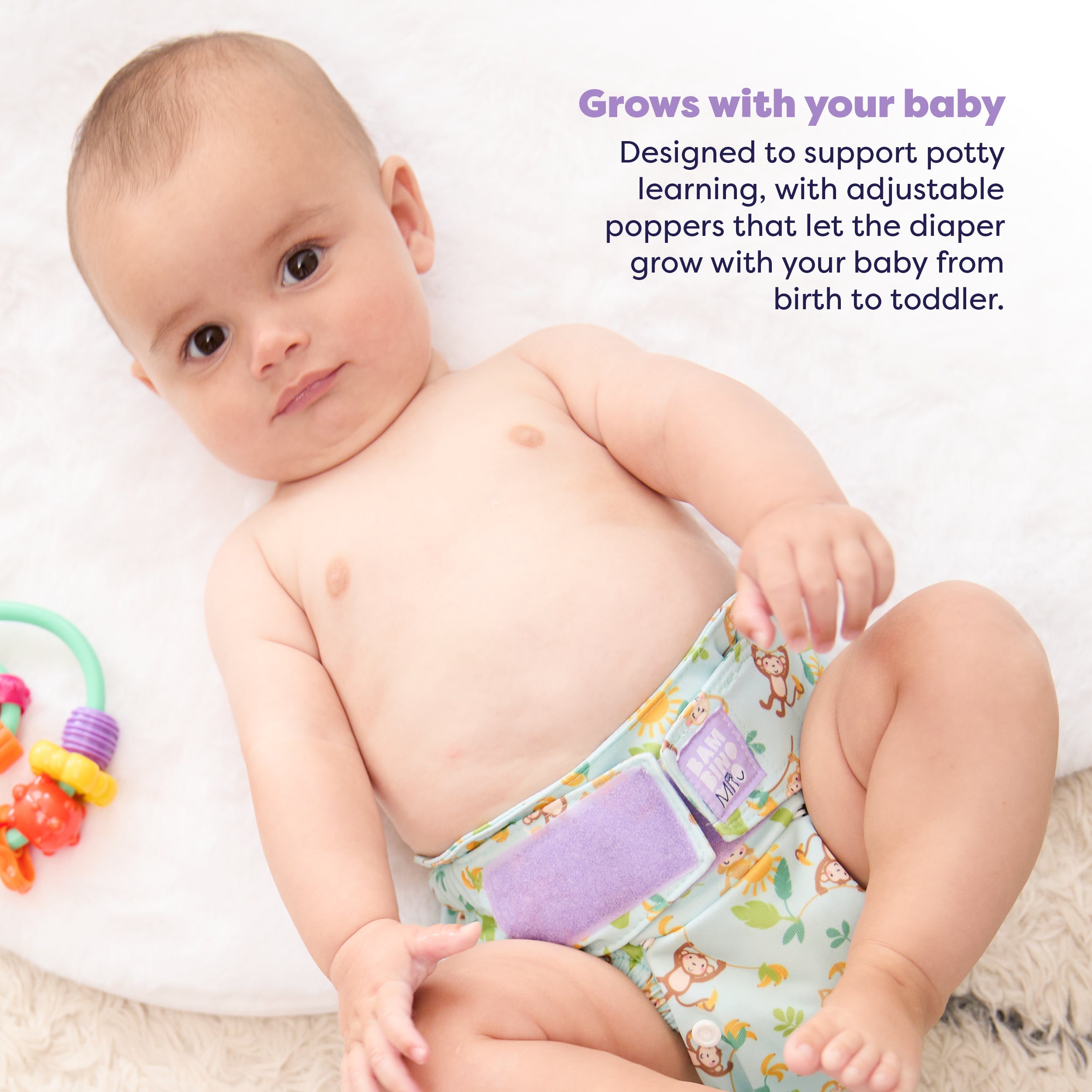 bambino-mio-revolutionary-reusable-couche-lavable-singe-malin-taille-unique image 4