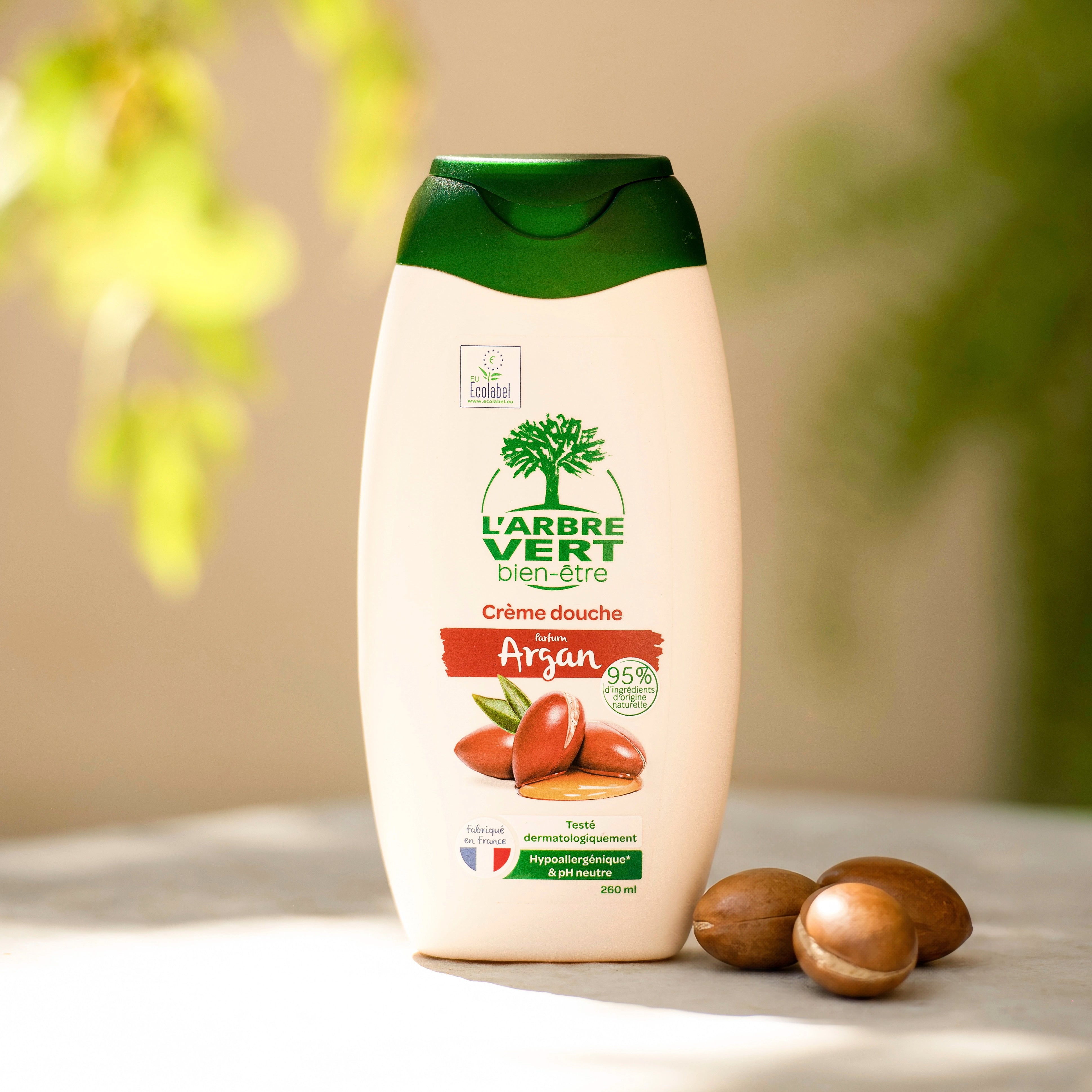arbre-vert-hygi-ne-du-corps-cr-me-douche-argan-260-ml-ecolabel image 2