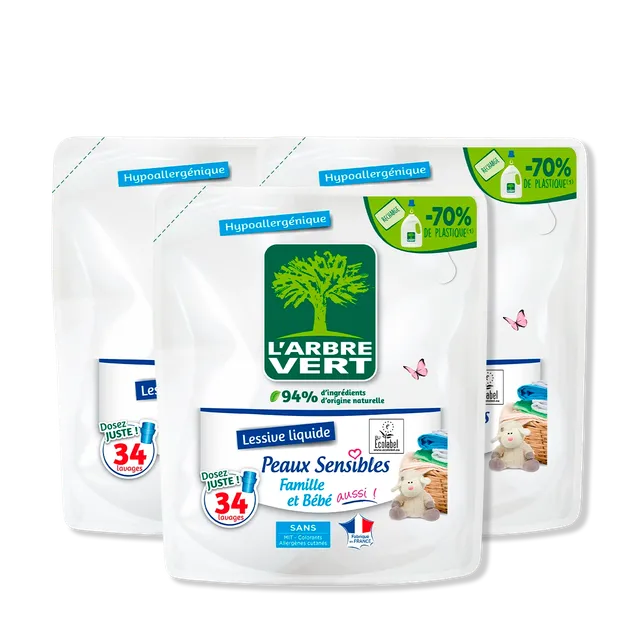 arbre-vert-lot-3-recharges-lessive-peaux-sensibles-3x1-53l image 1