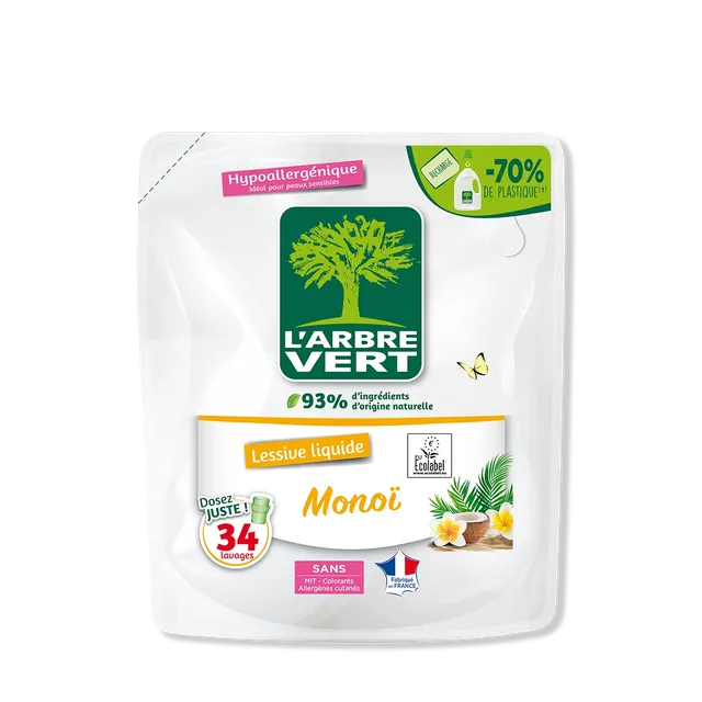 arbre-vert-lessive-mono-recharge-1-53l-parfum-solaire image 1