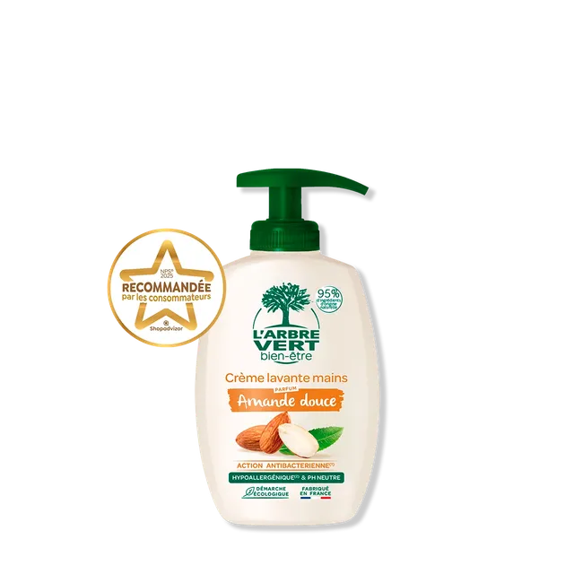 arbre-vert-hygi-ne-cr-me-lavante-mains-amande-douce-300-ml image 1