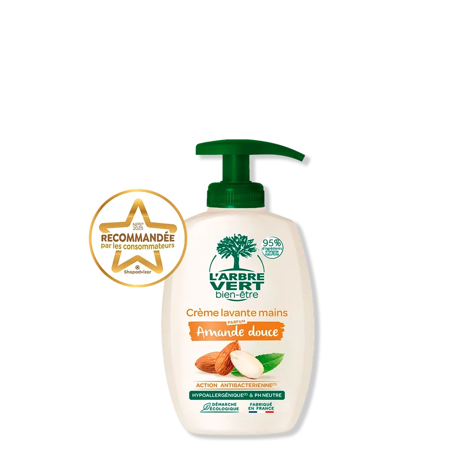 arbre-vert-hygi-ne-cr-me-lavante-mains-amande-douce-300-ml image 1