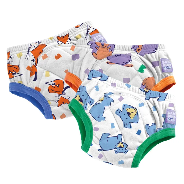 bambino-mio-lot-3-culottes-d-apprentissage-outdoor-animals-2-3-ans image 1