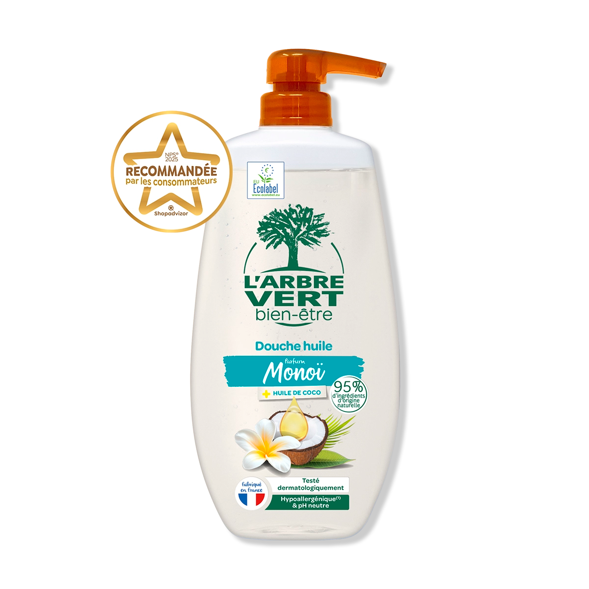 arbre-vert-douche-huile-mono-coco-720-ml image 1