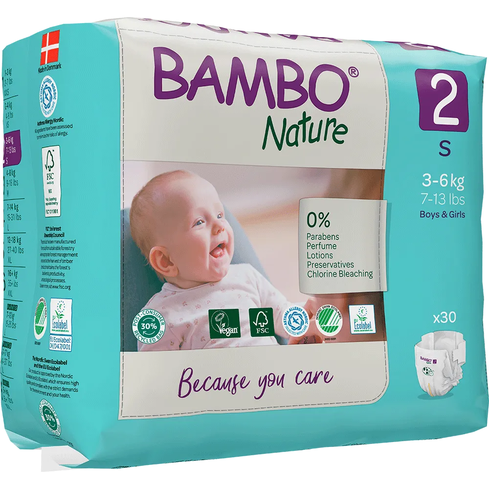 bambo-nature-t2-couches-b-b-3-6-kg-30-pcs-sans-parfum image 2