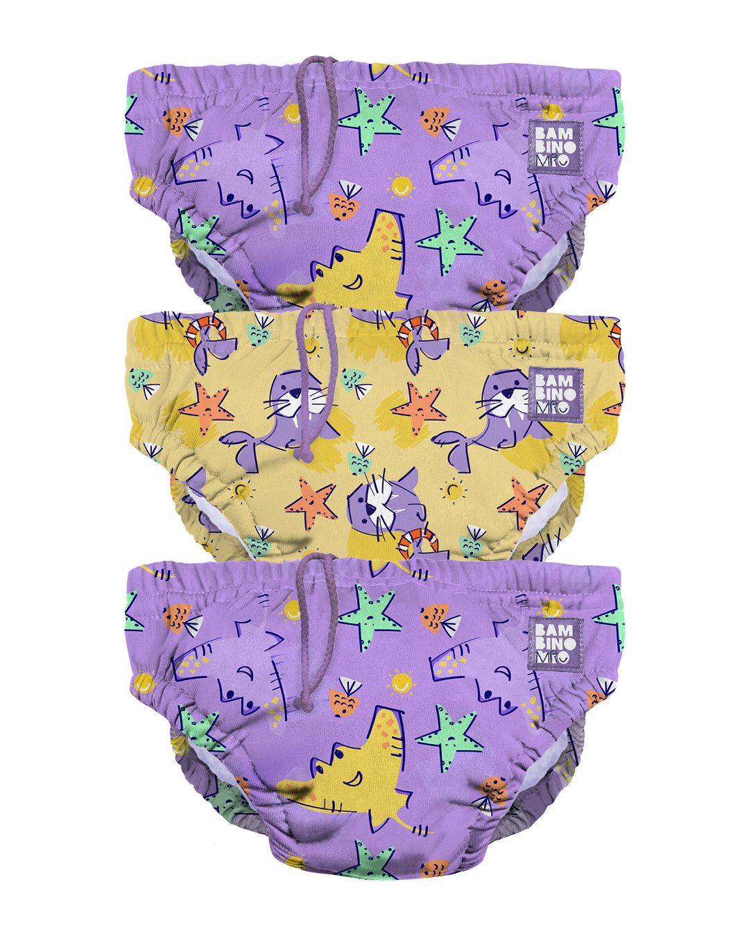 bambino-mio-swim-nappy-couche-de-bain-sand-squad-anti-fuites image 1