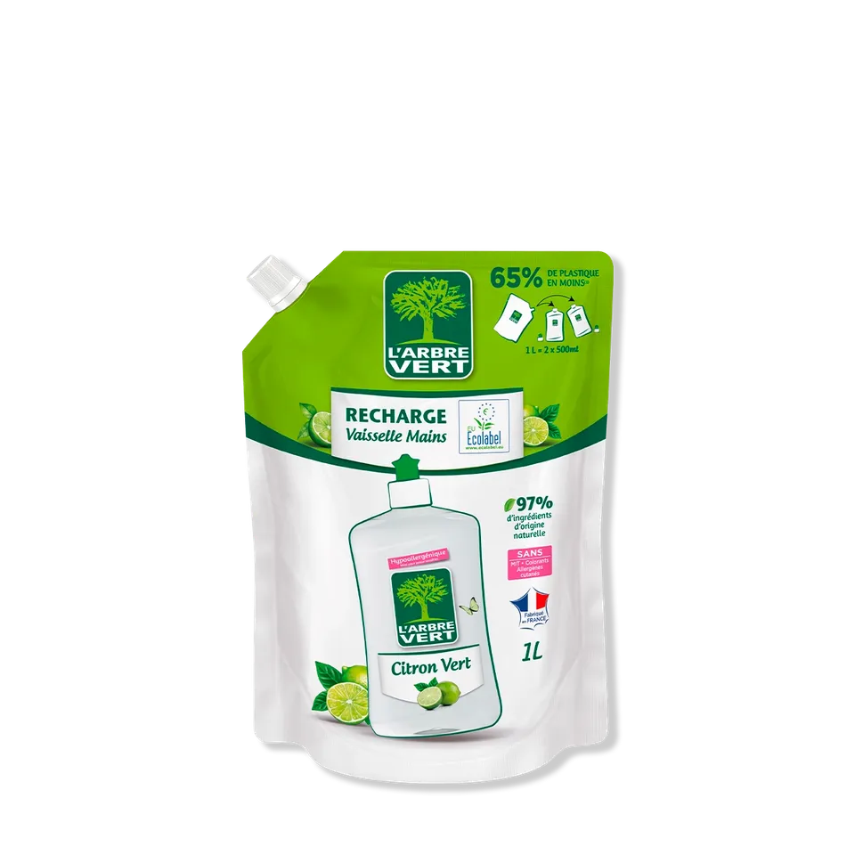 arbre-vert-vaisselle-recharge-liquide-citron-vert-1-l image 1