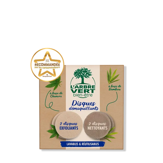 arbre-vert-hygi-ne-du-corps-disques-d-maquillants-lavables-x4 image 1