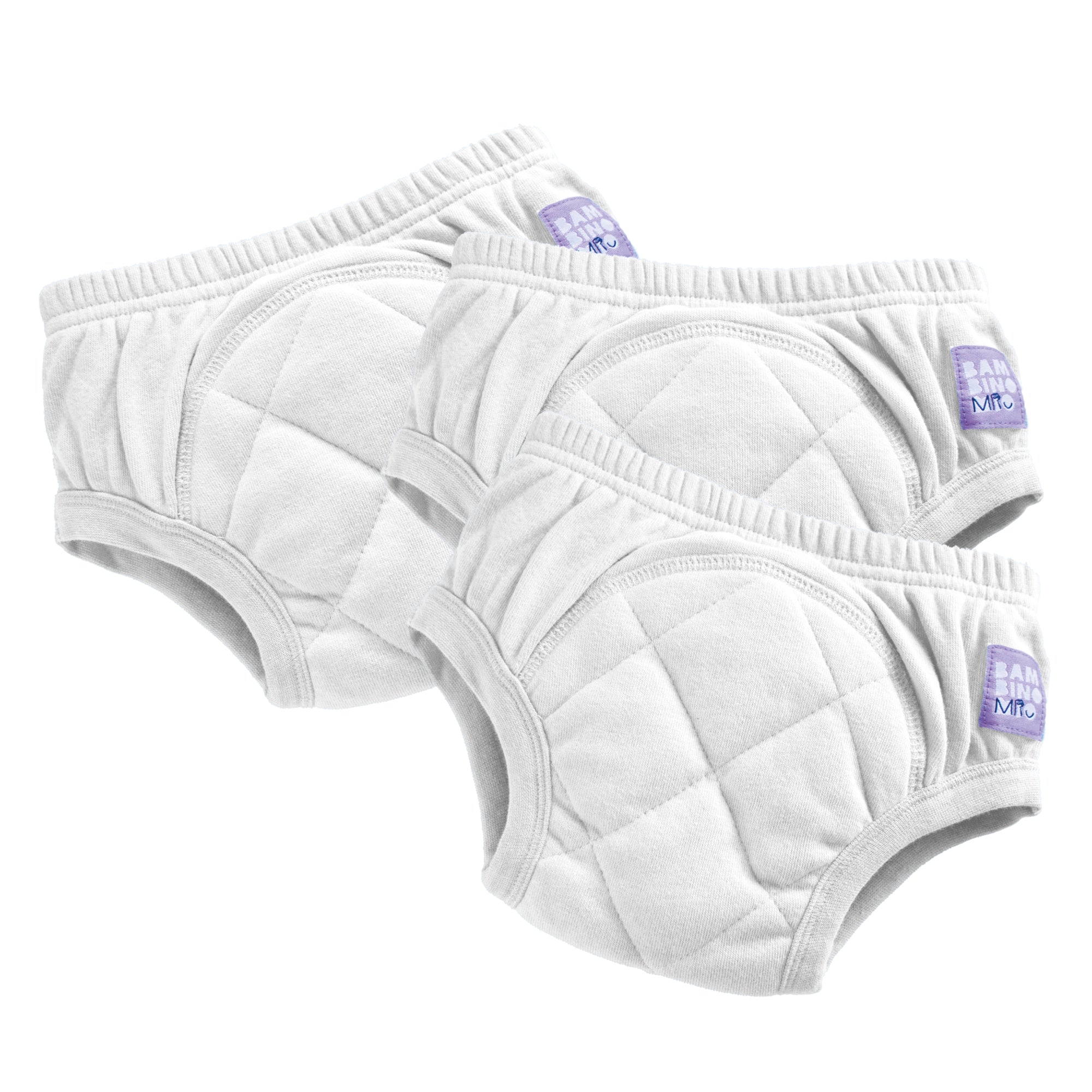bambino-mio-lot-3-culottes-d-apprentissage-lavables-blanc-2-3-ans image 1