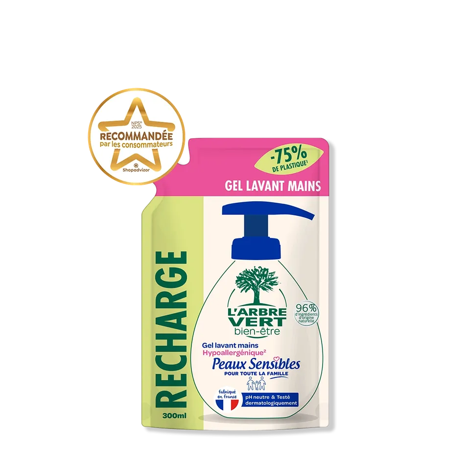 arbre-vert-hygi-ne-recharge-gel-lavant-mains-peaux-sensibles-300-ml image 1