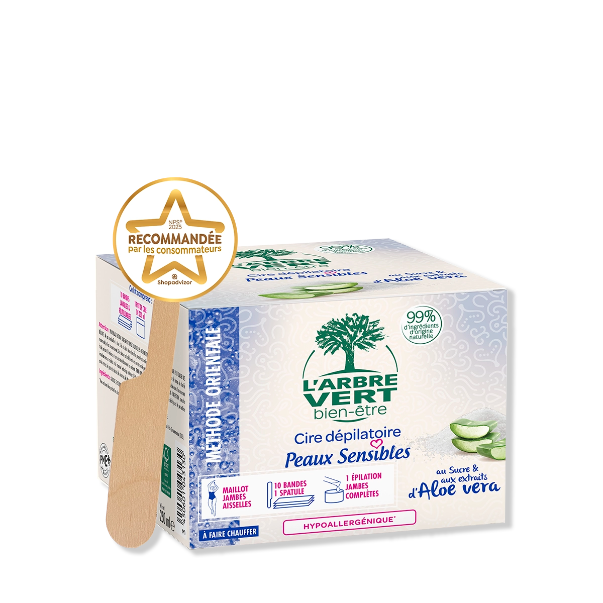 arbre-vert-sucre-cire-d-pilatoire-250-ml-peaux-sensibles image 1