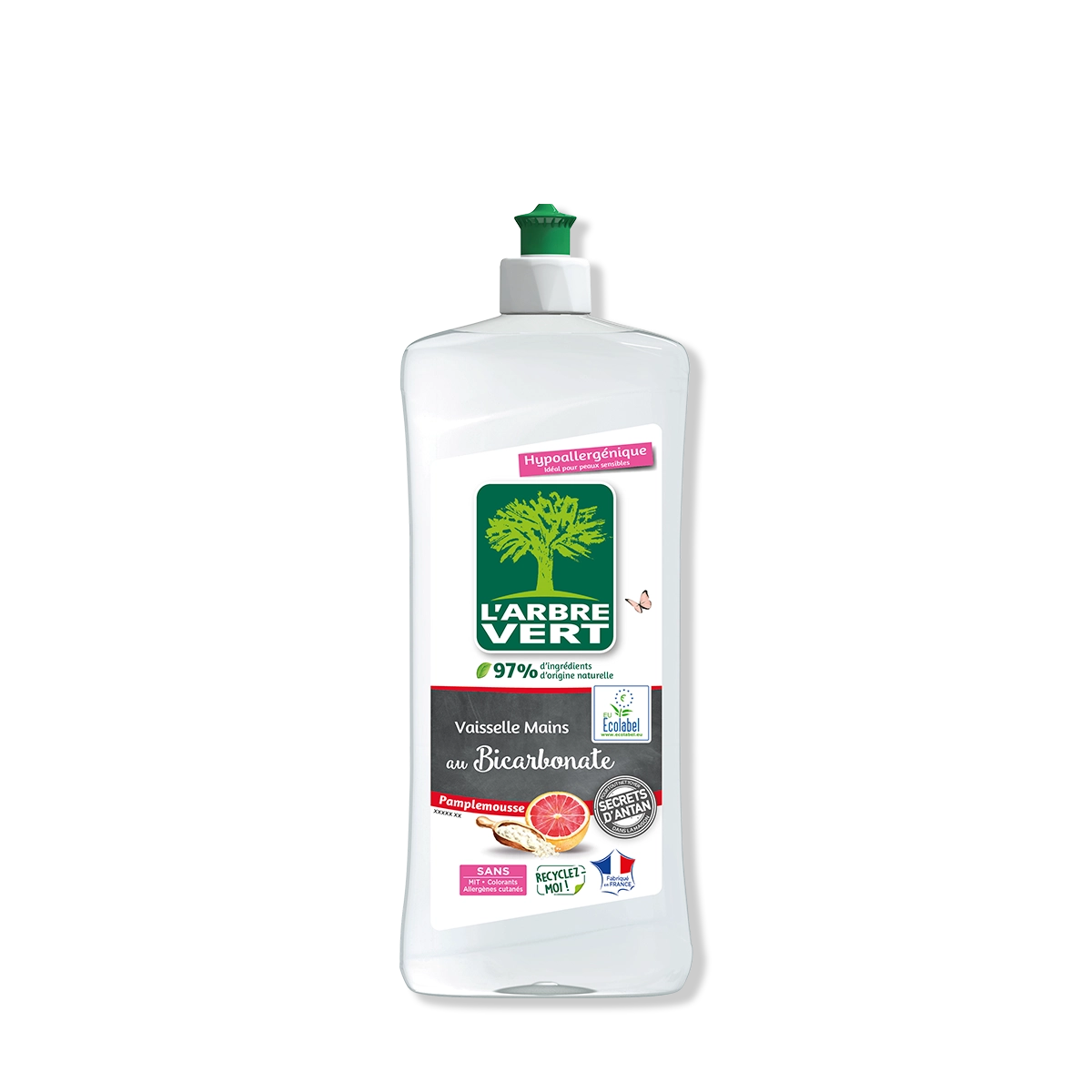 arbre-vert-liquide-vaisselle-bicarbonate-750-ml-anti-graisse image 1