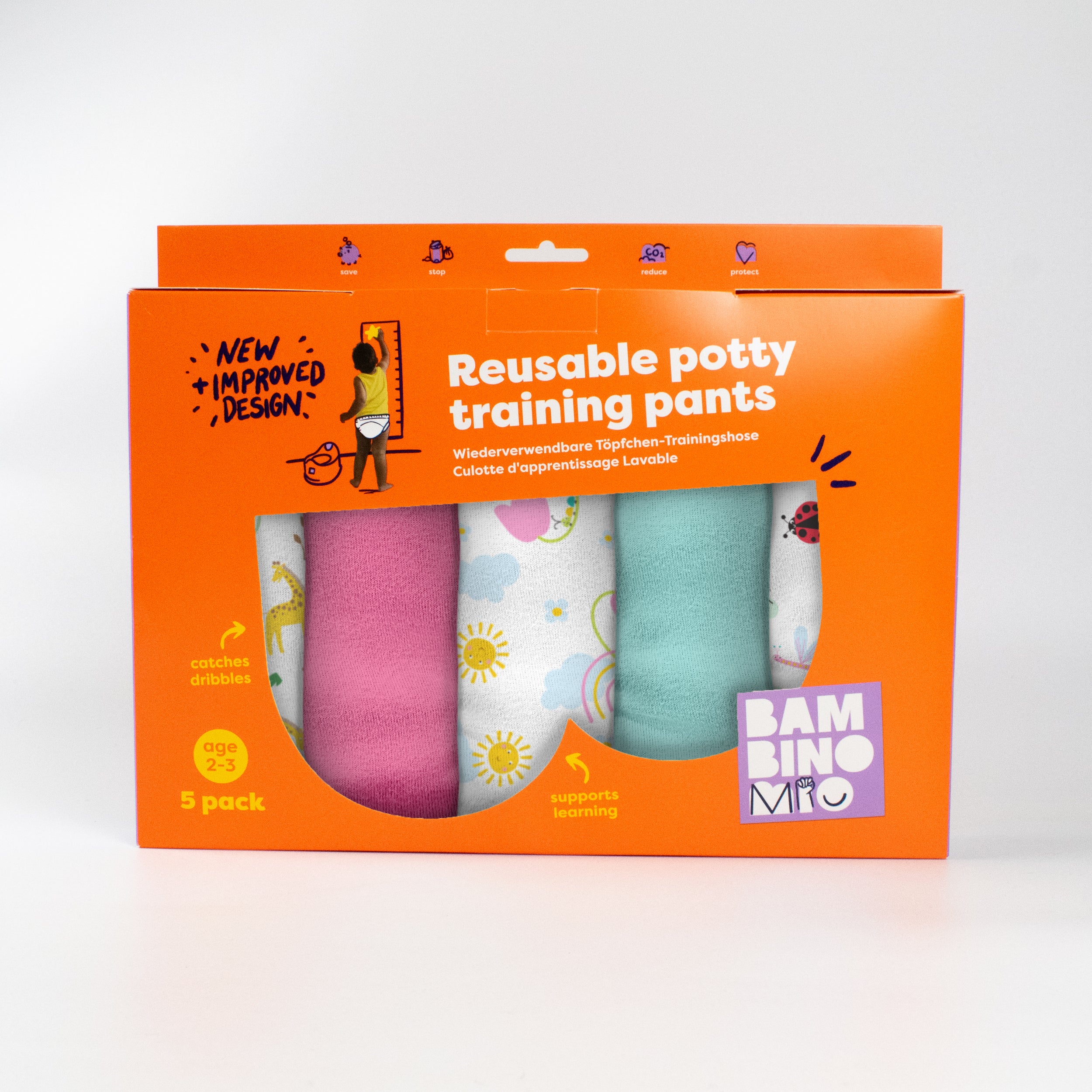 bambino-mio-elite-culotte-apprentissage-lavable-f-te-jardin-lot-5-coton image 6