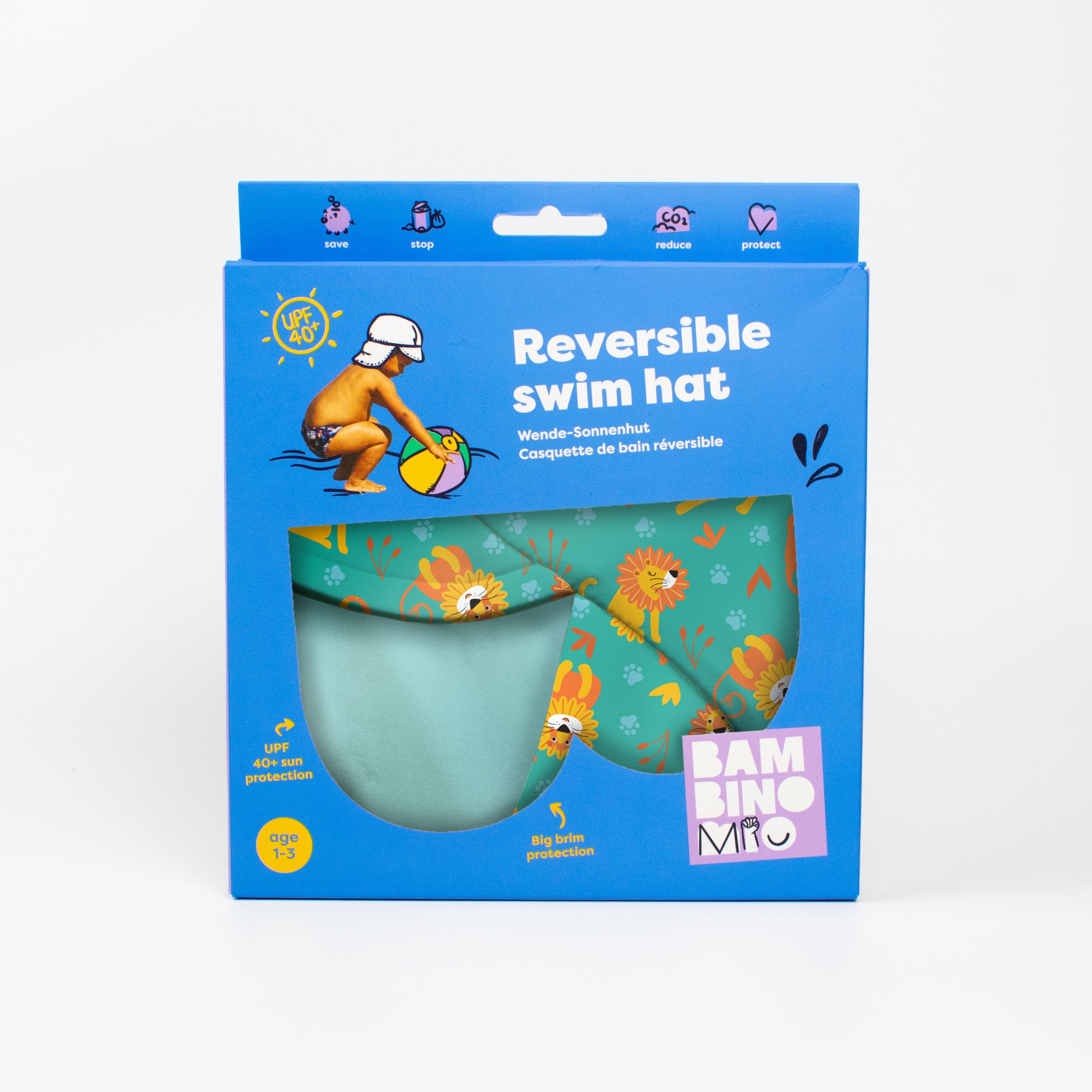 bambino-mio-chats-coquins-casquette-bain-r-versible-0-12-mois-upf-40 image 7
