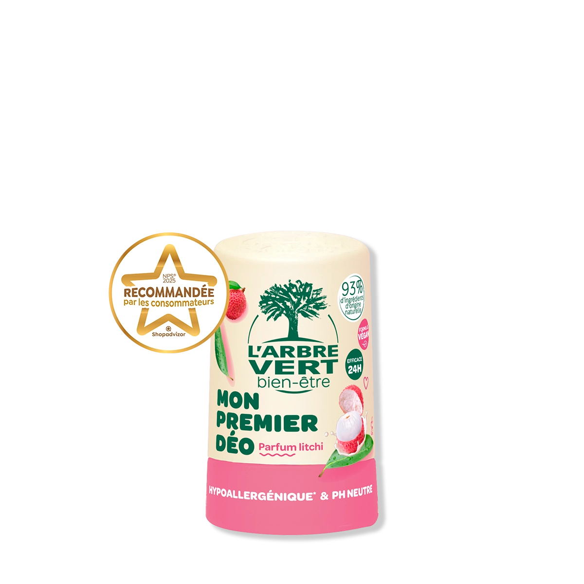 arbre-vert-mon-premier-d-o-d-odorant-bille-50-ml-litchi-24h image 1