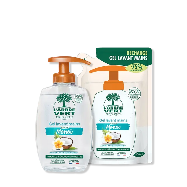 arbre-vert-pack-gel-lavant-mains-mono-2-x-300-ml image 1