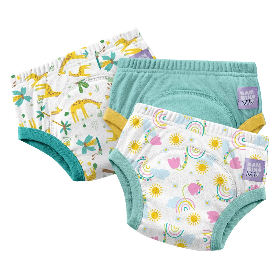 bambino-mio-elite-culottes-apprentissage-ciel-bleu-lot-3-coton image 1