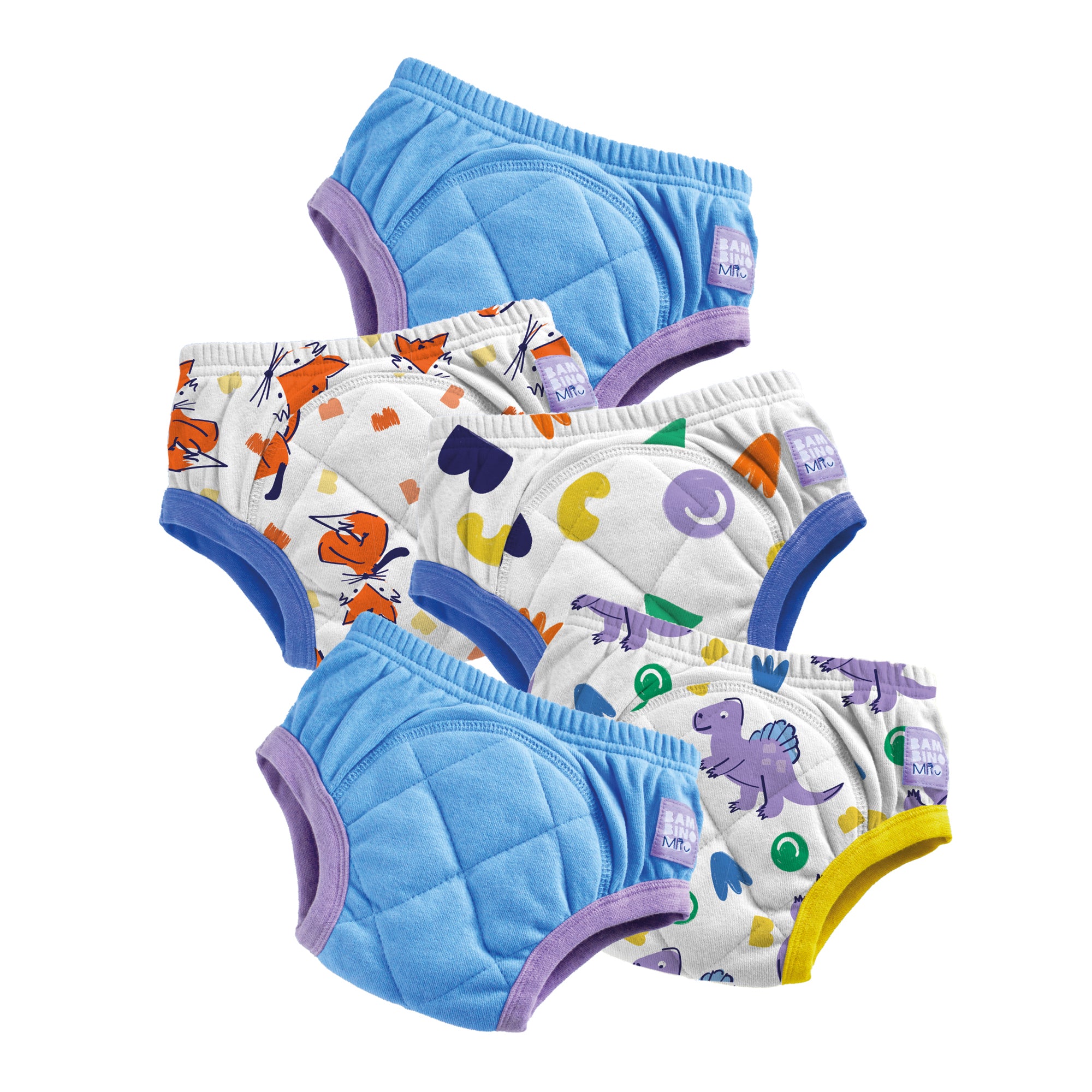 bambino-mio-culotte-d-apprentissage-lavable-sky-lot-5-absorbante-2 image 1