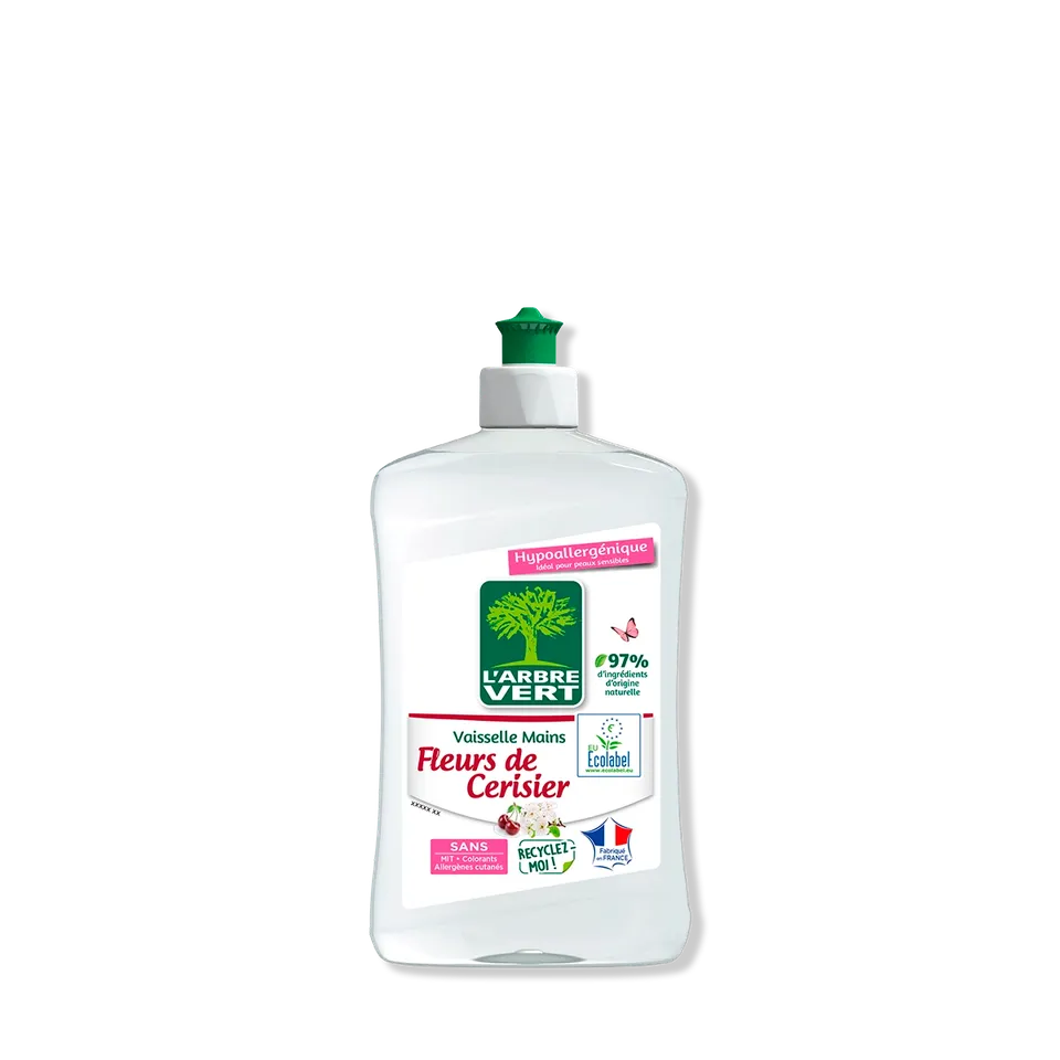 arbre-vert-vaisselle-liquide-fleurs-de-cerisier-500-ml image 1