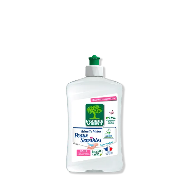 arbre-vert-vaisselle-la-main-liquide-vaisselle-peaux-sensibles-500-ml image 1
