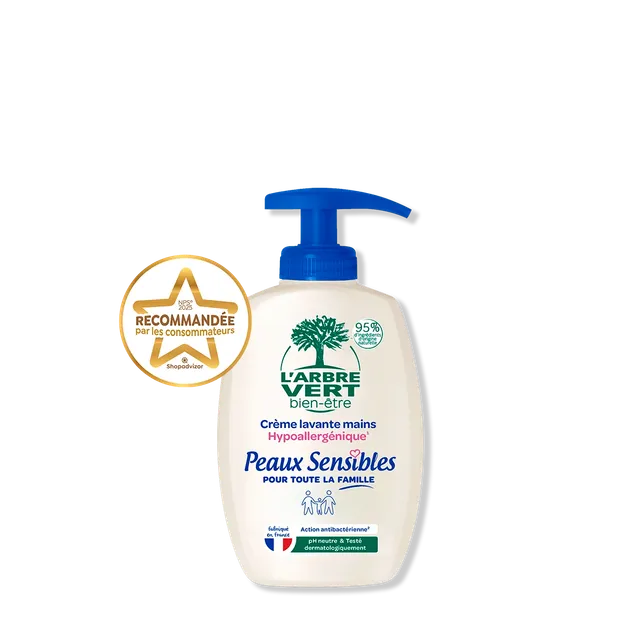 arbre-vert-peaux-sensibles-savon-mains-300-ml-doux image 1