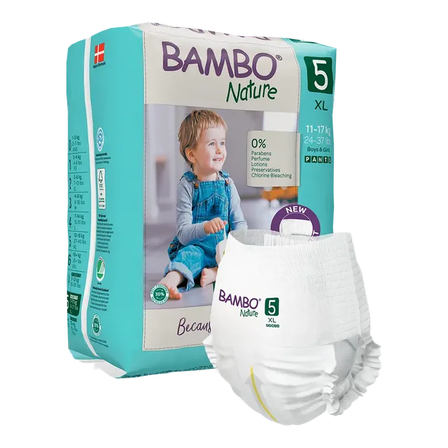bambo-nature-pants-t5-couches-culottes-11-17-kg-19-pcs image 1