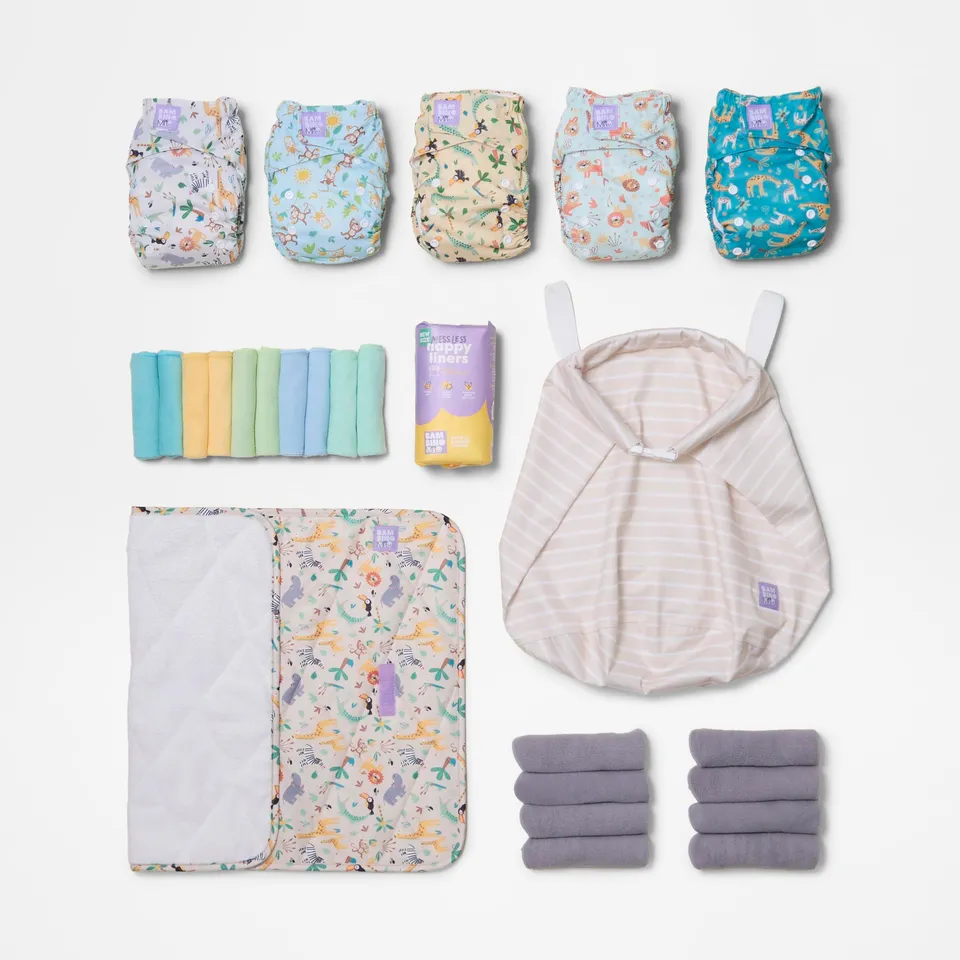 bambino-mio-pack-nouveau-n-vie-sauvage-5-couches-lavables-taille-unique image 1