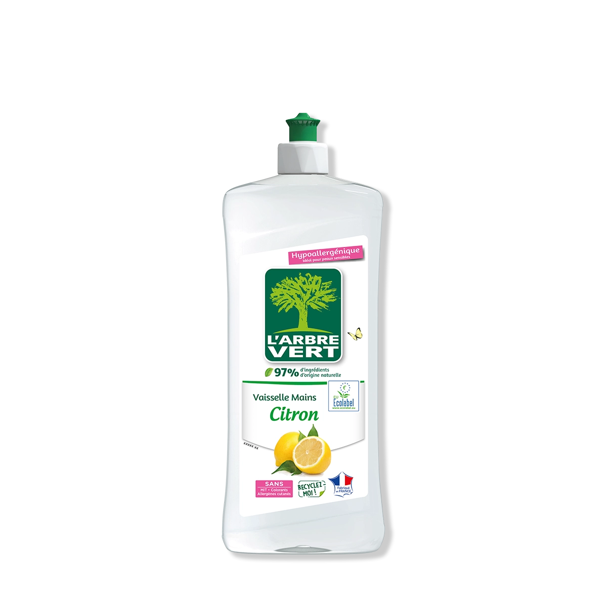 arbre-vert-vaisselle-la-main-liquide-vaisselle-citron-750-ml image 1
