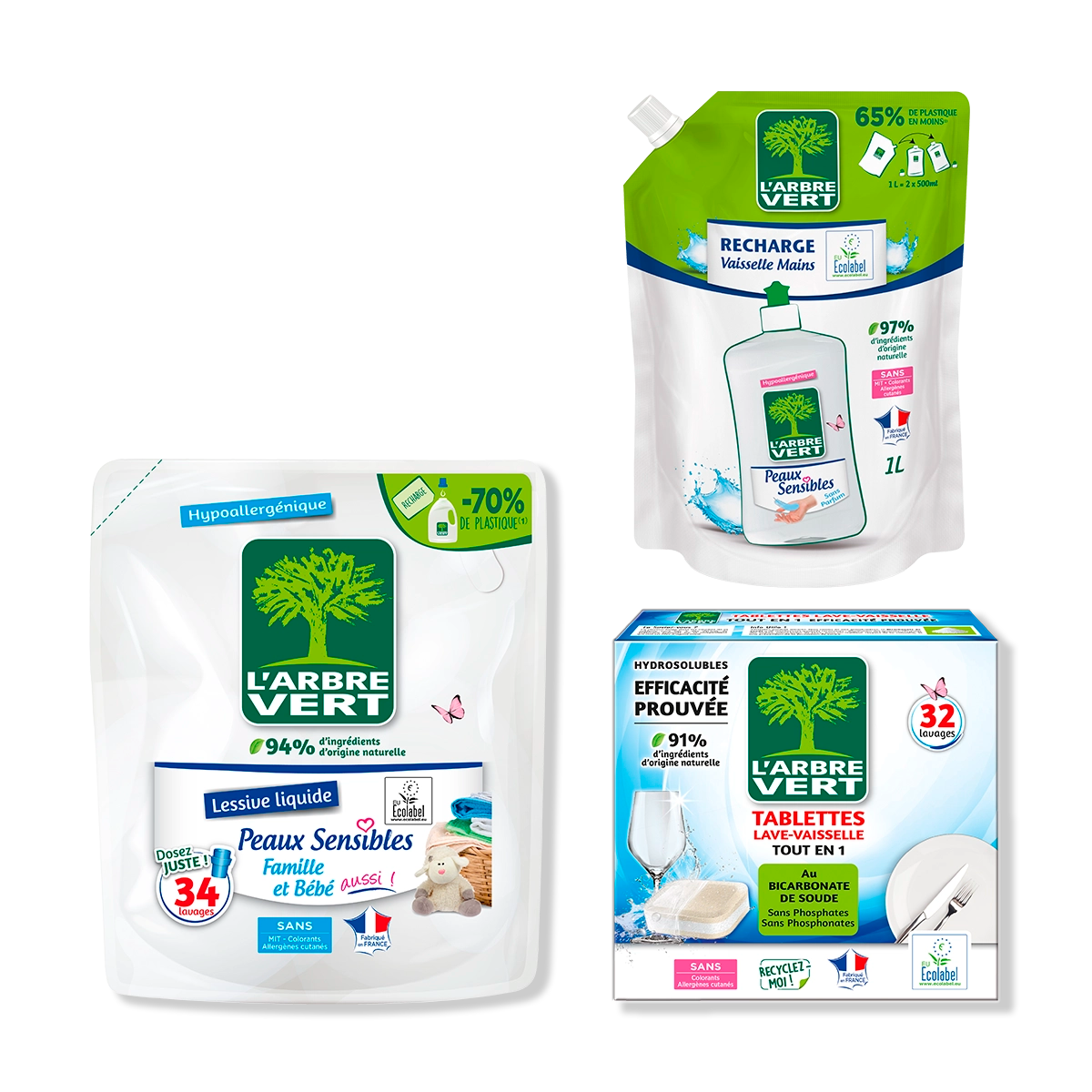arbre-vert-pack-best-seller-maison-lessive-vaisselle-tablettes image 1