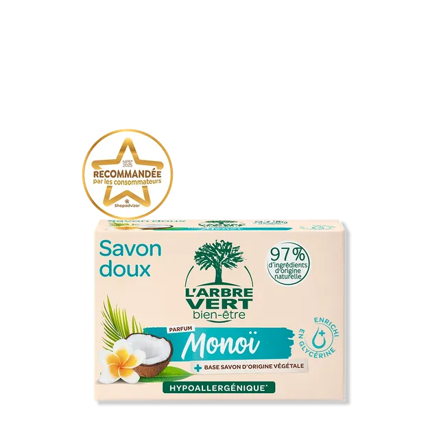arbre-vert-savon-doux-mono-savon-solide-90-g-glyc-rine image 1