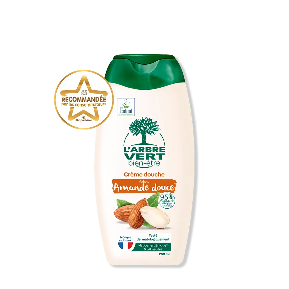 arbre-vert-cr-me-douche-amande-douce-260-ml-ecolabel image 1