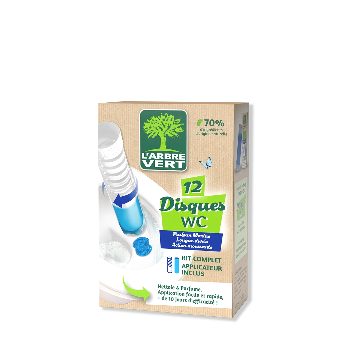 arbre-vert-disques-wc-kit-complet-senteur-marine-12-disques image 1