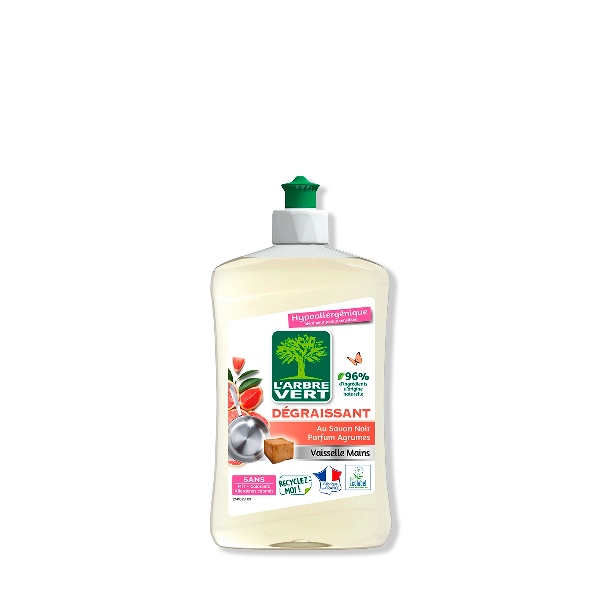 arbre-vert-vaisselle-la-main-liquide-d-graissant-500-ml-savon-noir image 1