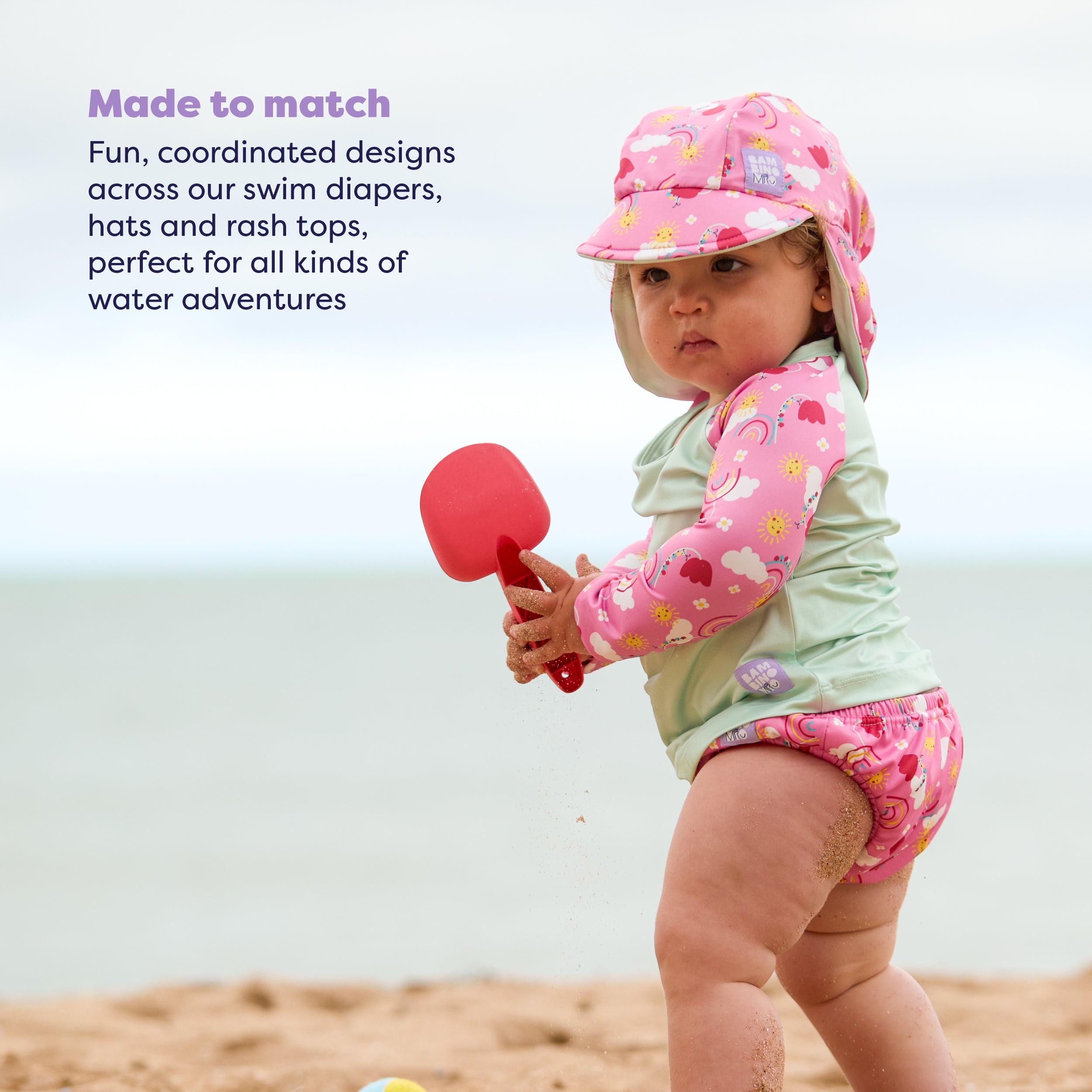 bambino-mio-casquette-bain-bonheur-en-ciel-1-3-ans image 4