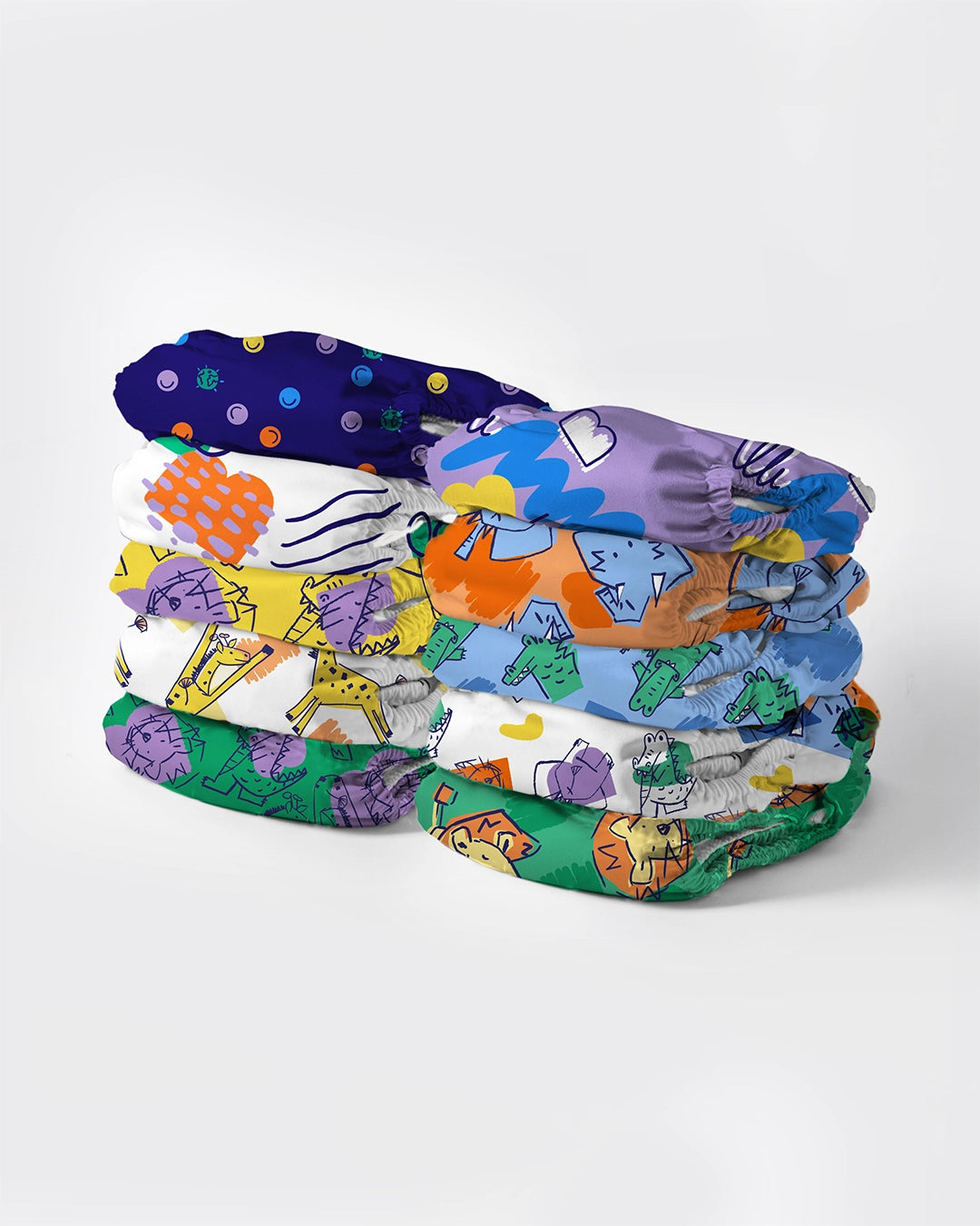 bambino-mio-revolutionary-lot-10-couches-lavables-seules-taille-unique image 1