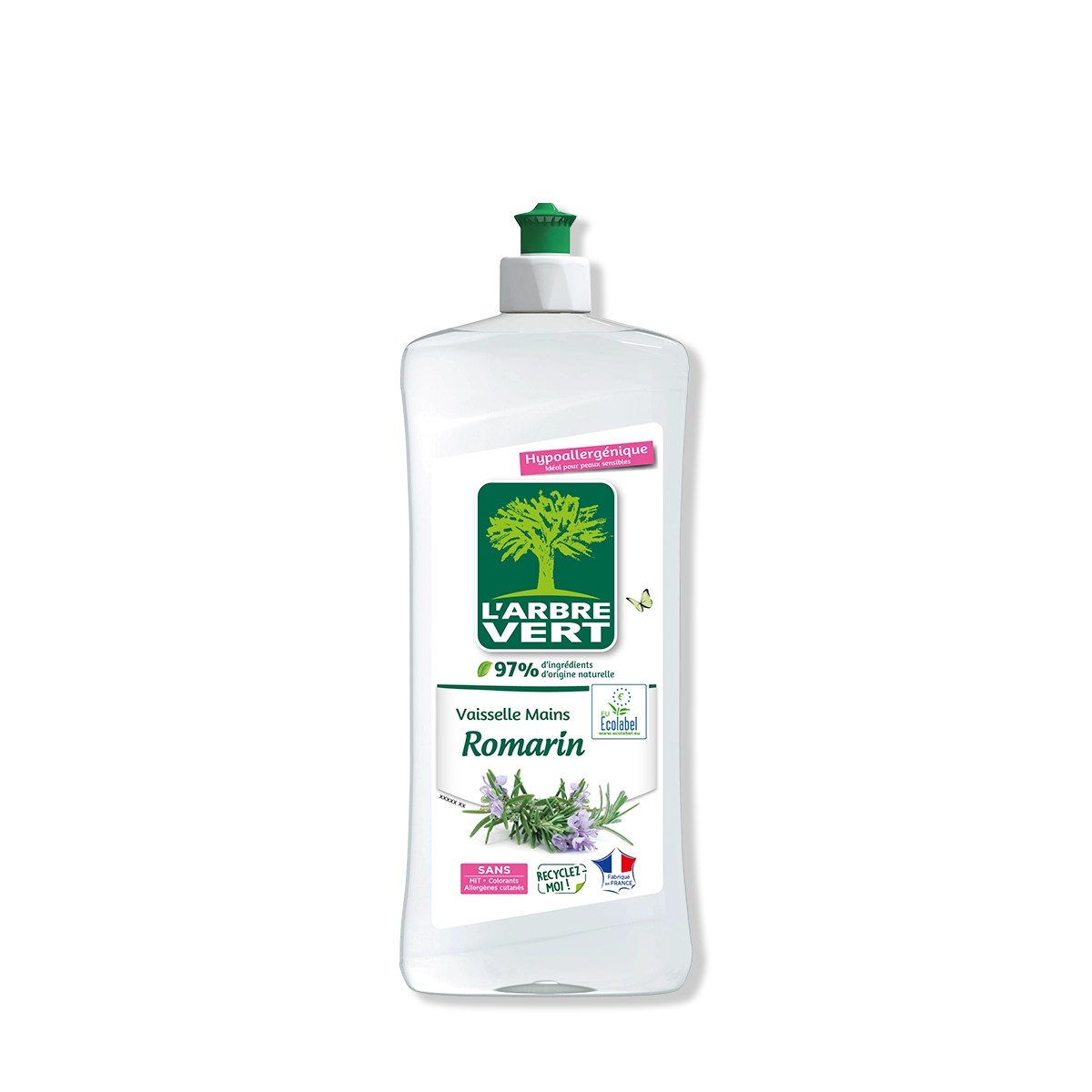 arbre-vert-vaisselle-la-main-liquide-vaisselle-romarin-750-ml image 1