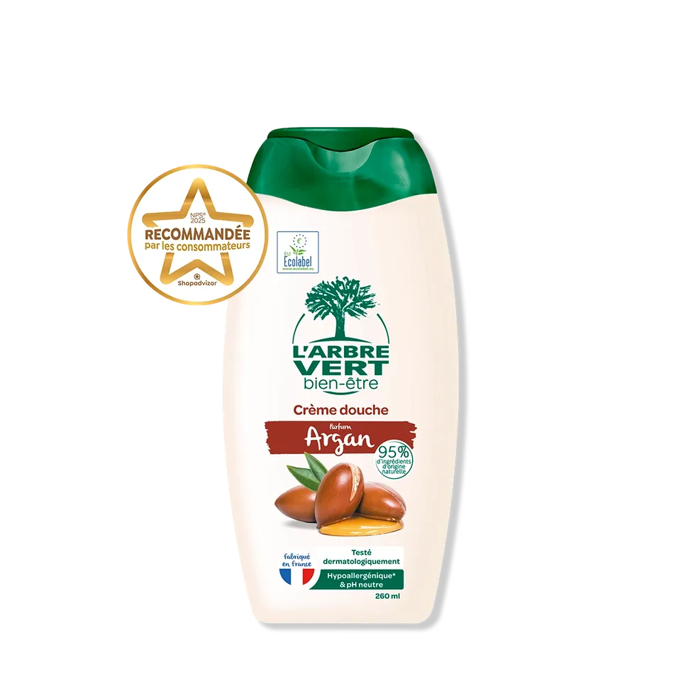 arbre-vert-hygi-ne-du-corps-cr-me-douche-argan-260-ml-ecolabel image 1
